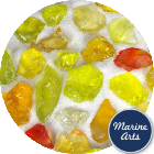 7614-G-SG-P8 - Sea Glass - Citrus Gravel - Craft Pack